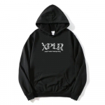 Unisex HoodieXPLR Žvaigždės &Scaron;viečiančios Tamsiai Sam and Colby Hoodies Prekės Unisex Su Gobtuvu Džemperis Laisvalaikio Drabužiai XL black