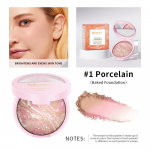 Lakerain Baked Powder Foundation Blizganti atkuriamoji pudra fiksuoto makiažo taisymas Foundation 1