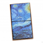 Journals/Notebooks, PU Leather Cover Writing Notebook, Thick Paper, Gift 4 Style - sky, 20x11cm