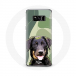 Coque pour Samsung Galaxy S8 Plus Beauceron Noir Race de chiens juoda