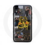 Coque pour Iphone XR Cobra Kai Logo Affiche S&eacute;rie