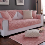 Žieminė kri&scaron;tolo aksominė sofos pagalvėlė vientisos spalvos paprastas modernus pliu&scaron;inis sustorėjęs neslystantis masyvaus medžio sofos užvalkalas 70*70