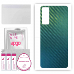 apgo Protective Skin Sticker for the back compatible with TCL 30 5G, Wrap Film, Foil, Vinyl - Pattern Carbon Chameleon CAKA1