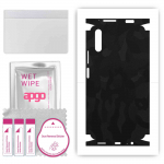 apgo Protective Skin Sticker for the back+sides compatible with Honor 9X, Full Wrap Film, Foil, Vinyl - Pattern Black Camo