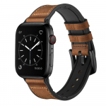 Odinis dirželis Apple laikrodžio apyrankei 44mm 40mm 45mm 41mm 42mm 38mm Natūrali odinė apyrankė iWatch serija 5 4 3 SE 6 7 apyrankė For 38mm or 40mm
