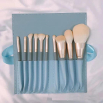 10 makiažo &scaron;epetėlių rinkinys Mink&scaron;tas kailiukas Odai pilni makiažo įrankiai maskuojantis pagrindas kremas Whitewash Eyeshadow &scaron;epetėlio lūpų &scaron;epetėlis Nelipni pudra sausa ir &scaron;lapia