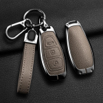 Lydinio stiliaus automobilio rakto dėklas apvalkalas pakabukas Ford Fiesta Focus 3 4 MK3 MK4 Mondeo Ecosport Kuga Focus ST