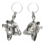 Collie Smooth - Silver-plated dog pendant, handbag decoration, backpack pendant by Art-Dog brand sidabras