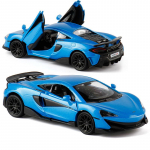 5 colių modeliavimas, i&scaron;skirtinis liejimo ir žaislinės transporto priemonės McLaren 600LT Supercar RMZ city 1:36 lydinio modelis Pull Back Car