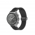 Klasikinis 20 mm silikoninis odinis laikrodžio dirželis, skirtas Omega X Swatch Common MoonSwatch Saturn Moon Series Constellations Vyrams Moterims Greitas atsegimas For MoonSwatch