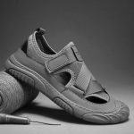Mados Laisvalaikis Paplūdimio Sandalai Tenisas Lauko Laisvalaikio Batai Laipiojimo &Scaron;lepetės Sportas Vyri&scaron;ki Žygiai Neslystantys Kvėpuojantys zapatillas de hombre 39 juoda