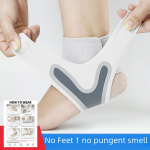 Moterų kulk&scaron;nies apsauga sportui: Apsaugo nuo patempimų krep&scaron;inyje, futbole, bėgime, su reguliuojamu rie&scaron;o įtvaru atsistatymui Grey L Left (38-41)