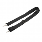 1m Reguliuojamas nailoninis pečių krep&scaron;io diržas su dviguba sagtimi, neslystantis kompiuterio krep&scaron;io dirželis, juodas