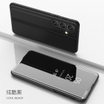 Samsung Galaxy A05S 2023 Case Prabangus veidrodinis atverčiamas stovas telefono dėklas, skirtas Samsung A05S A 05S SM-A057F 6,7 colio smūgiams atsparus galinis dangtelis For Galaxy A05S juoda
