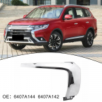 1 vnt. Automobilio centrinė chromuota buferio apdaila Sidabrinė chromuota liejimo apdaila Mitsubishi For Outlander 2016-2019 OEM numeris 6407A146 CHINA