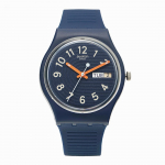 SwAtch So28i700 ESSential Madingos linijos Nakčiai Moteri&scaron;kas Poliuretano laikrodis SO28I700