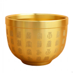 Žalvarinis Fengshui dubuo Feng Shui turtas, sėkmė, tradicinis kinų lobis