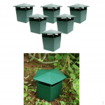 6x 1Pc Plastic Cage Slug Catcher Tools Animal per Control, to Vegetable And Flower