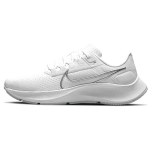 Nike Air Zoom Pegasus 38 Balti Metalo Sidabro Moteri&scaron;ki Sportbačiai Pure-Platinum Wolf-Grey CW7358-100 35.5