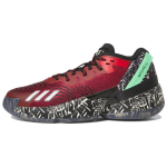 Adidas D.O.N. Klausimas #4 Kinų Naujųjų Metų Unisex sportbačiai Raudoni Geriau-Raudonasis Branduolys-Juodas IF2162 41⅓