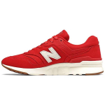New Balance Nb 997 Patogūs universalūs odiniai amortizuojantys patvarūs kvėpuojantys žemi kasdieniai bėgimo bateliai Unisex sportbačiai Raudoni CM997HDC 38