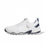 adidas Codechaos Boa 25 Spikeless Golf vyri&scaron;ki sportbačiai, balti, sidabriniai, metaliniai, koledžo tamsiai mėlyni, IH8443 41⅓