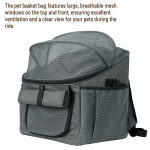 Dog Bike Basket Oxford Cloth Pet Carrier kuprinė mažoms ir vidutinėms katėms