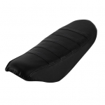 Neslystantis motociklo pagalvėlės užvalkalas, atsparus dėvėjimuisi, imituotos odos motociklo sėdynės apsauga, suderinamas, tinka TALARIA MX3/MX4 motociklo priedams juoda