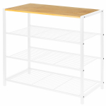 P&oacute;łka regał stojak na buty 4-poziomowa 60x30x56cm BRUNBESTE BB-3556