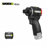 &bdquo;Worx&ldquo; 12 V 50 Nm be&scaron;epetėlinis akumuliatorinis gręžtuvas ir atsuktuvas, CN ki&scaron;tukas (adapteris įtrauktas)