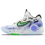 Nike KD Trey 5 X Amortizuojantys, drėgmę sugeriantys žemi krep&scaron;inio bateliai Vyri&scaron;ki Balti Violetiniai Žali DJ7554-014(Komanda256-) 40