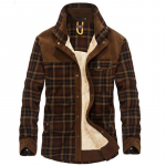 Vyri&scaron;ki rudens žiemos laisvalaikio stori &scaron;ilti mar&scaron;kiniai Camisa Masculina Chemise Homme Vyri&scaron;ki kariniai apsiaustai vilnos vilnos paltai M