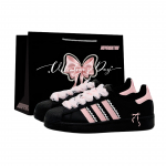 Adidas Originals Superstar 2 Crow Made, Ink Ballet, Specialus pirkinių mai&scaron;elis, Valentino dienos ribotas leidimas, Ruduo Žiema JH9977(Team52-S-BOX) 35⅔