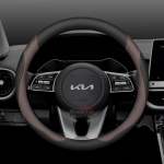 Odinis automobilio vairo užvalkalas Kia Sportage Sorento Niro Picanto K5 K3 K4 Xceed Ev9 Ev3 Ev6 Forte 2011 - 2024 2025 2026 black