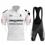 Megamo Team Vasaros Dviratininko Mar&scaron;kinėliai 19D &Scaron;ortai su Petne&scaron;ėlėmis Vyri&scaron;ki Dviračių Drabužiai Ropa Ciclismo Dviračių Drabužiai Trumpomis Rankovėmis Maillot Culotte 3XL