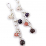 Les Tr&eacute;sors De Lily [K1104] - Boucles cr&eacute;ateur 'Mineralia' tutti frutti įvairiaspalvis