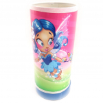 Les Tr&eacute;sors De Lily [K7846] - Lampe cylindre 'Fairy Dreams' rose bleu