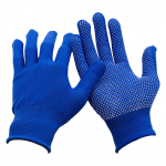 Skersmuo 12 porų nailono, atsparus dilimui, kvėpuojantis darbo apsaugos virtuvėje apsauginės pir&scaron;tinės mėlyna