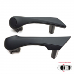 EDP794 priekinių vidinių durų rankenos rankena juoda kairė de&scaron;inė Renault Megane MK2 2002-2009 7701475315 7701475316 juoda