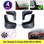 for Suzuki SX4 S-Cross 2014~ Mudguards Mudflap Fender Mud Flaps Splash Guards Accessories Maruti SX-4 SX 4 S Cross