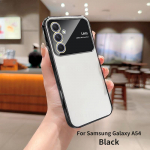 Prabangus padengtas skaidrus silikoninis dėklas, skirtas Samsung Galaxy A54 A53 A52 A34 A14 A24 A33 A32 A52S A51 A72 A73 5G objektyvo apsauginis dangtelis A14 4G 5G