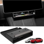 Centrinės konsolės laikiklis, skirtas Tesla modelio Y modeliui 3 pagal centrinio valdymo ekrano laikymo dėžutę, skirtą Y modelio 3 modeliui 2021 2022 2023 21x21x6cm