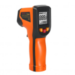NJTY Infraraudonųjų spindulių termometras Bekontaktis skaitmeninis temperatūros pistoletas -50&deg;C~400&deg;C (-58&deg;F~752&deg;F) su T400 oranžinė