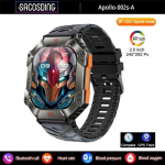 SACOSDING Apollo-002s-A 2,0 colių lauko sportinis i&scaron;manusis laikrodis, vyri&scaron;kas, moteri&scaron;kas, i&scaron;manusis &bdquo;Bluetooth Call&ldquo; i&scaron;manusis laikrodis, skirtas IOS Android IP67 vandeniui atsparūs &bdquo;Ftiness&ldquo; laikrodžiai GPS Track