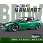 1/24 Scale M8 Diecast automobilio modelio žaislas, patraukiama atgal žaislinė transporto priemonė su garsu ir &scaron;viesa vaikams, mažiems berniukams, mergaitėms, dovanų kolekcija 1/24-21x8.5x6.5 cm žalia