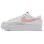 Nike Blazer Low Platform Baltos Rožinės Glazūros Moteri&scaron;ki Kedai Summit-White Black DJ0292-103 42