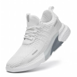 Sprogstamojo stiliaus vyri&scaron;ki laisvalaikio sportiniai batai, flyknit tinklelis, itin lengvi bėgimo batai 39 balta