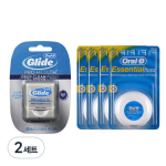 &bdquo;Oral-B Wax Floss&ldquo; 50 ml x 4 + &bdquo;Glide Floss&ldquo; 40 ml x 1, 2 rinkiniai