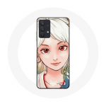 Coque pour Samsung Galaxy A32 5G One Piece Anime Yamato Affiche Visage