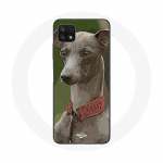 Coque pour Samsung Galaxy A22 5G L&eacute;vrier greyhound Gris